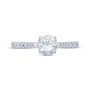 Thumbnail Image 2 of Diamond Engagement Ring 1 ct tw Round-cut 18K White Gold