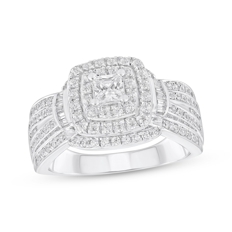 Diamond Princess Cut Chain ring – YI COLLECTION