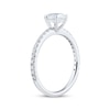 Thumbnail Image 2 of Certified Pear-Shaped Diamond Engagement Ring 1 ct tw Platinum