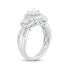 Thumbnail Image 2 of Multi-Shape Diamond Three-Stone Engagement Ring 1 ct tw 14K White Gold