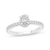 Thumbnail Image 1 of Oval-Cut Diamond Engagement Ring 1/2 ct tw 14K White Gold