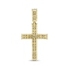 Thumbnail Image 3 of Men's Diamond Cross Charm 1-1/2 ct tw 10K Yellow Gold & White Rhodium Plate