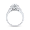 Thumbnail Image 1 of Princess-Cut Diamond Double-Frame Engagement Ring 1 ct tw 14K White Gold