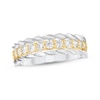 Thumbnail Image 1 of Diamond Twist Anniversary Band 1/2 ct tw 14K Two-Tone Gold