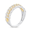 Thumbnail Image 2 of Diamond Twist Anniversary Band 1/2 ct tw 14K Two-Tone Gold