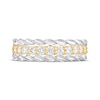 Thumbnail Image 3 of Diamond Twist Anniversary Band 1/2 ct tw 14K Two-Tone Gold