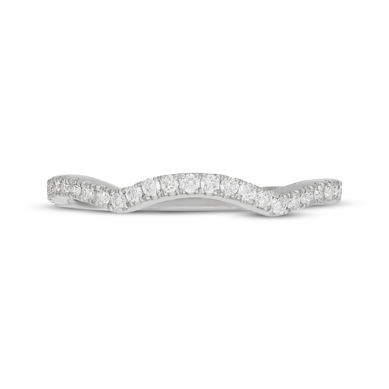 Main Image 3 of Neil Lane Artistry Lab-Grown Diamond Contour Wedding Band 1/4 ct tw 14K White Gold