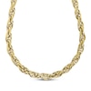 Thumbnail Image 1 of Hollow Rope Chain Necklace 7.3mm 10K Yellow Gold 20&quot;