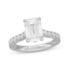 Thumbnail Image 1 of Neil Lane Artistry Heritage Emerald-Cut Lab-Grown Diamond Engagement Ring 3-5/8 ct tw Platinum