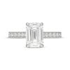 Thumbnail Image 3 of Neil Lane Artistry Heritage Emerald-Cut Lab-Grown Diamond Engagement Ring 3-5/8 ct tw Platinum