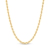 Thumbnail Image 0 of Solid Silk Rope Chain Necklace 3.7mm 14K Yellow Gold 22"