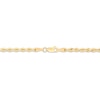 Thumbnail Image 2 of Solid Silk Rope Chain Necklace 3.7mm 14K Yellow Gold 22"