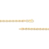 Thumbnail Image 2 of Solid Silk Rope Chain Necklace 2.5mm 14K Yellow Gold 18&quot;