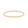 Thumbnail Image 0 of Solid Silk Rope Chain Bracelet 3mm 14K Yellow Gold 7.5"