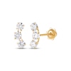 Thumbnail Image 1 of Children's Cubic Zirconia Trio Stud Earrings 14K Yellow Gold