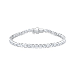 Lab-Grown Diamonds by KAY Tennis Bracelet 4 ct tw 10K White Gold 7&quot;