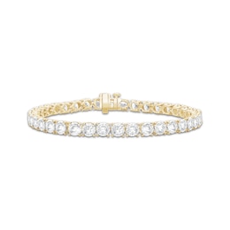 Lab-Created Diamonds by KAY Tennis Bracelet 8 ct tw 10K Yellow Gold 7.25&quot;