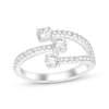 Thumbnail Image 1 of Lab-Grown Diamonds by KAY Bypass Ring 1 ct tw 14K White Gold