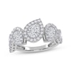 Thumbnail Image 1 of Lab-Grown Diamonds by KAY Pear-Shaped Tilted Ring 2 ct tw 14K White Gold