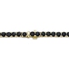 Thumbnail Image 3 of Men's Black Diamond Tennis Necklace 8 ct tw 10K Yellow Gold 20&quot;