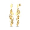 Thumbnail Image 1 of Leaves Drop Earrings 18K Yellow Gold-Plated Sterling Silver