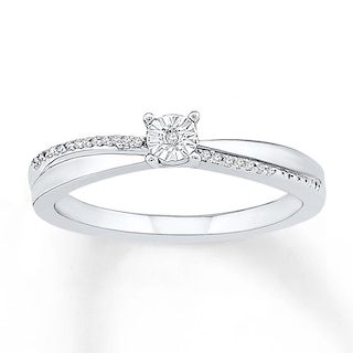 Promise Ring Diamond Accents Sterling Silver | Kay Outlet