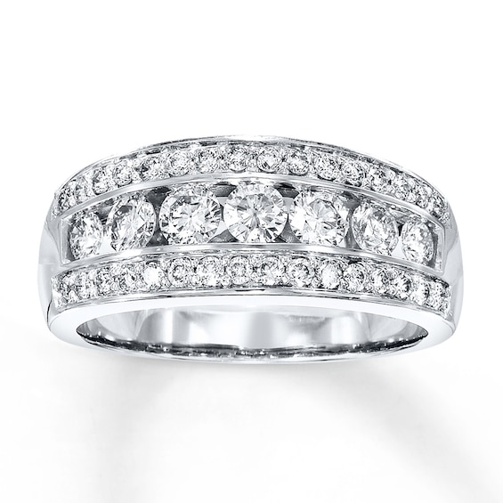 Diamond Ring 1 carat tw Round-cut 14K White Gold | Kay Outlet