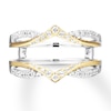 Thumbnail Image 1 of Diamond Enhancer Ring 1/3 ct tw Round-cut 14K Two-Tone Gold