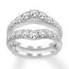 Thumbnail Image 1 of Diamond Enhancer Ring 1-1/2 ct tw Round-cut 14K White Gold