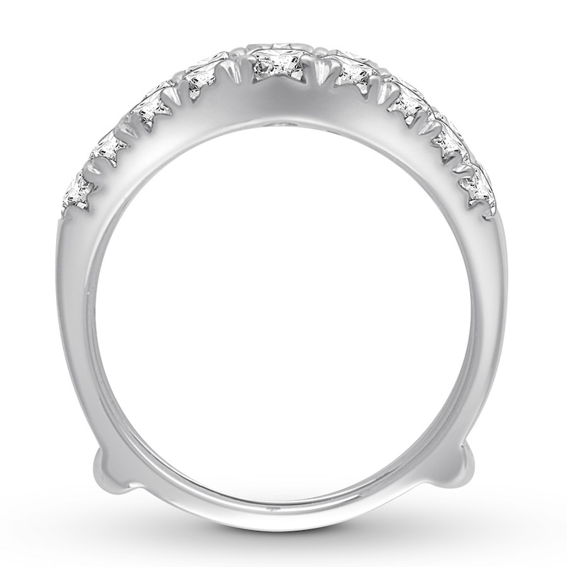 Main Image 2 of Diamond Enhancer Ring 1-1/2 ct tw Round-cut 14K White Gold