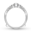 Thumbnail Image 1 of Diamond Enhancer Ring 1 ct tw Princess/Round 14K White Gold