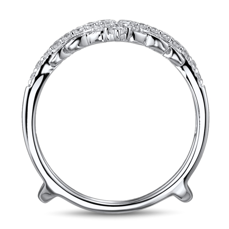 Diamond Enhancer Ring 3/8 ct tw 14K White Gold