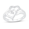 Thumbnail Image 1 of Heart Ring Diamond Accent Sterling Silver