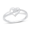 Thumbnail Image 1 of Diamond Heart Ring 1/15 ct tw Sterling Silver