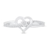 Thumbnail Image 2 of Diamond Heart Ring 1/15 ct tw Sterling Silver