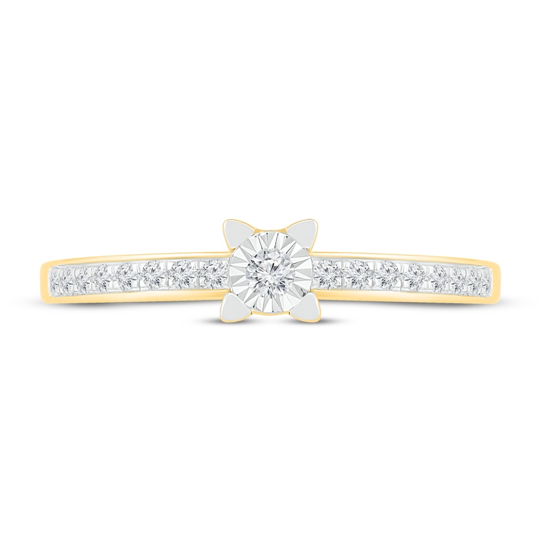 Main Image 2 of Diamond Promise Ring 1/6 ct tw 10K Yellow Gold