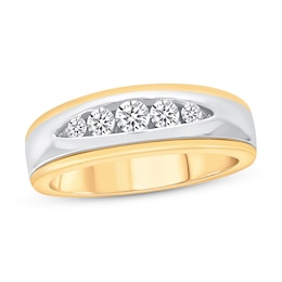 Men's Diamond Ring 1/2 ct tw 14K Two-Tone Gold