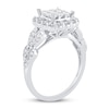 Thumbnail Image 2 of Diamond Fashion Ring 7/8 ct tw Round & Princess-cut 14K White Gold