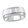 Thumbnail Image 0 of Men's Diamond Ring 1/8 ct tw Square-cut 10K White Gold