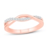 Thumbnail Image 1 of Diamond Stacking Ring 1/10 ct tw Round-cut 10K Rose Gold