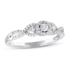 Thumbnail Image 1 of Diamond Promise Ring 1/4 ct tw Round-cut 10K White Gold