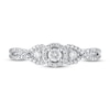 Thumbnail Image 3 of Diamond Promise Ring 1/4 ct tw Round-cut 10K White Gold