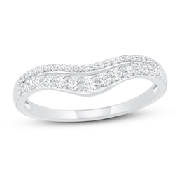 Diamond Ring 1/4 ct tw Round-cut Sterling Silver