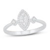 Thumbnail Image 1 of Diamond Fashion Ring 1/6 ct tw Round-cut 10K White Gold