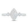 Thumbnail Image 2 of Diamond Fashion Ring 1/6 ct tw Round-cut 10K White Gold