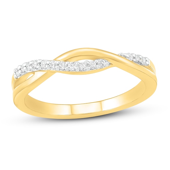 Diamond Stackable Ring 1/10 ct tw 10K Gold
