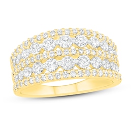 Diamond Fashion Ring 1 ct tw Round-cut 10K Yellow Gold