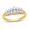 Thumbnail Image 1 of Diamond Fashion Ring 1/2 ct tw Round-cut 10K Yellow Gold