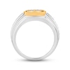 Thumbnail Image 4 of Men's Diamond Ring 3/4 ct tw Round-cut 10K Two-Tone Gold