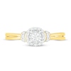 Thumbnail Image 1 of Diamond Fashion Ring 1/5 ct tw Round-cut 10K Yellow Gold